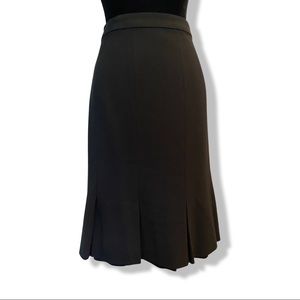 Ann Taylor Pleated Hem Skirt